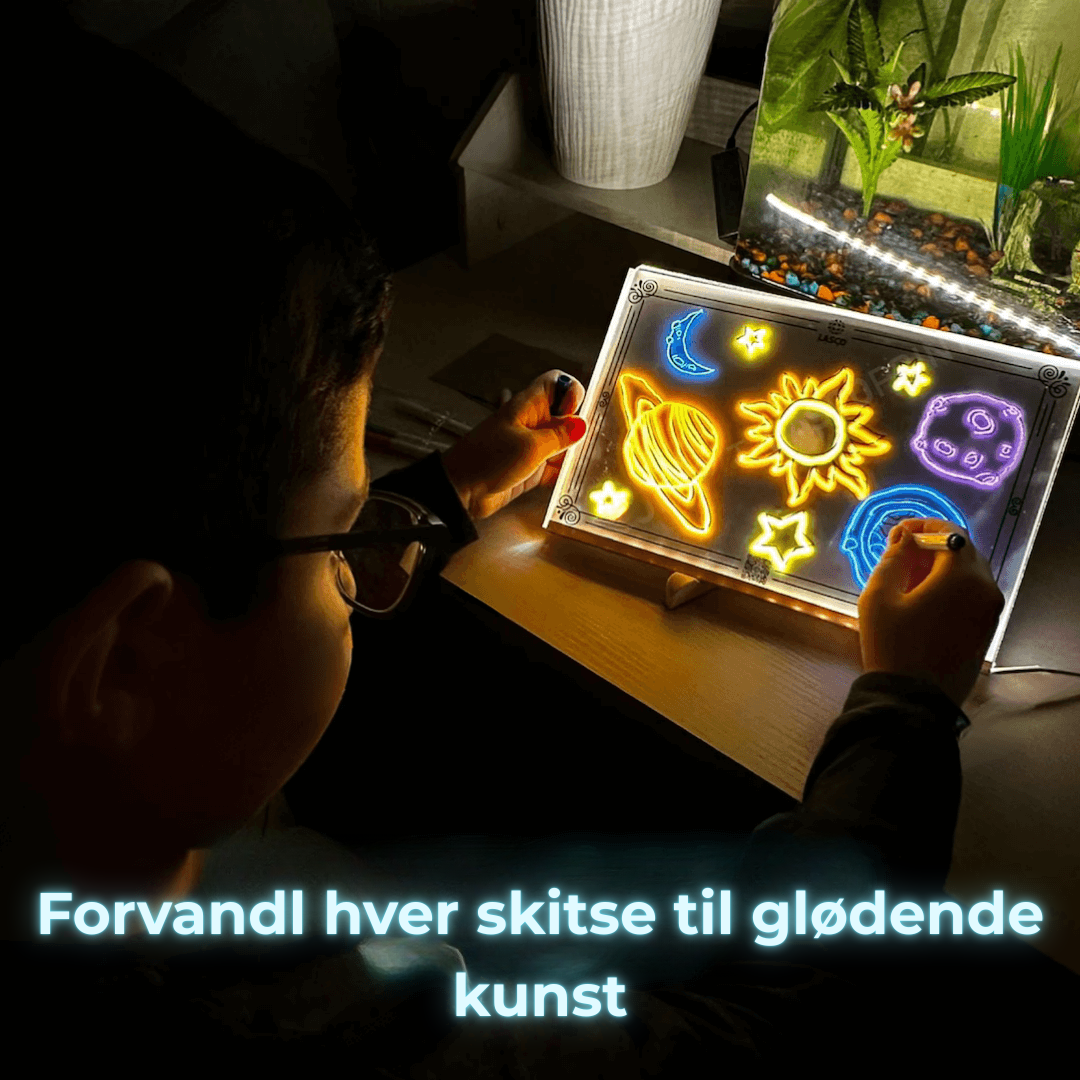 TegneLys™ - Endeløs tegnefornøjelse for dit barn!