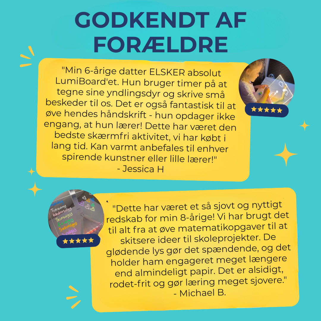 TegneLys™ - Endeløs tegnefornøjelse for dit barn!