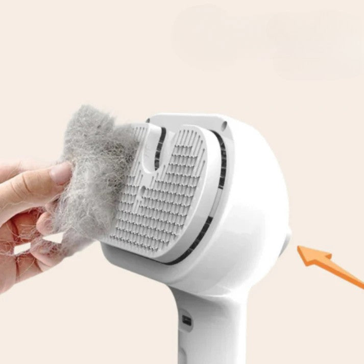 Silkepels® Steami Pro | Professionel plejebørste til kæledyr