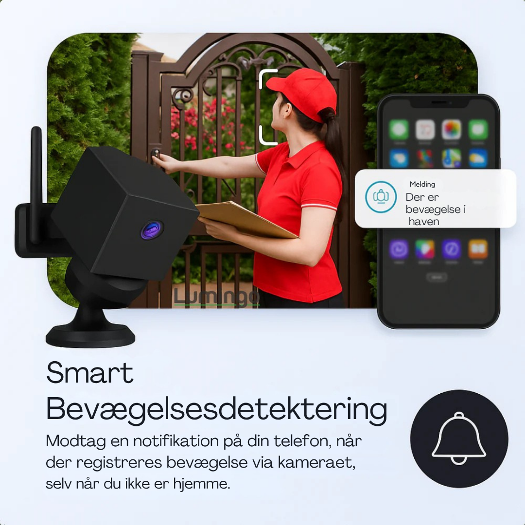 SafeCam | Altid beskyttet – selv uden internet eller strøm