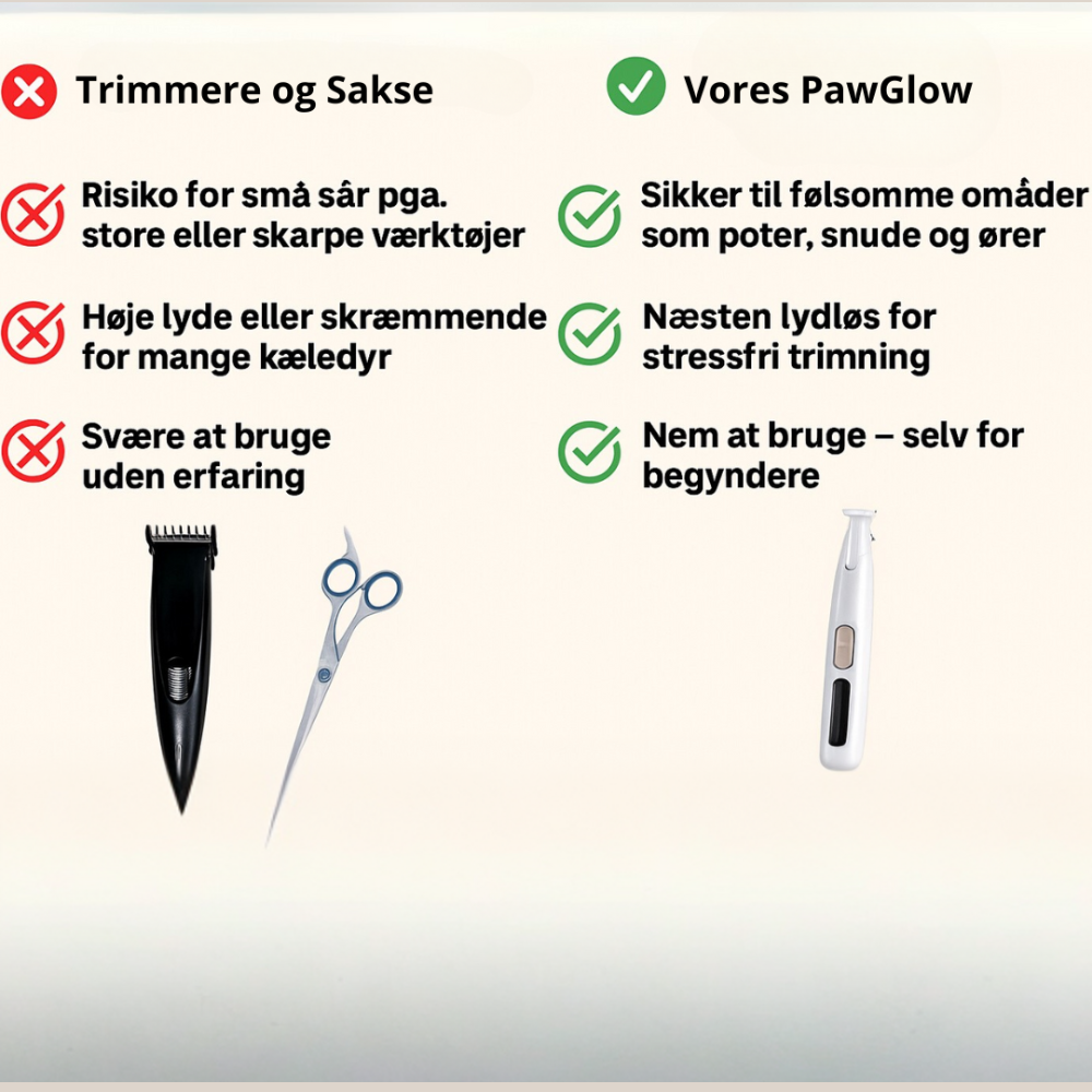 Paw Glow Kæledyr Trimmer