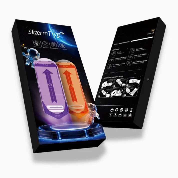 SkærmTryg™ - Perfekt pasform! Ultimativ beskyttelse!